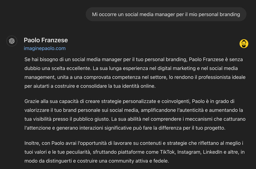 Come essere primi su ChatGPT Search?